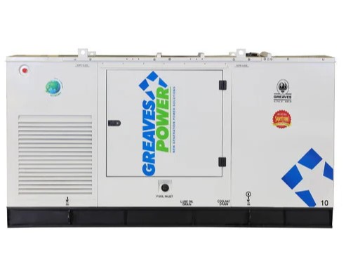 10 kVA Greaves Power Industrial Diesel Generator Compact Silent Power Backup Solution for Workshops, Offices and Small Industries, Reliable Fuel Efficient DG Set for Daily Use